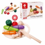 Medinis pjaustomų daržovių rinkinys vaikams | Classic World CW2825